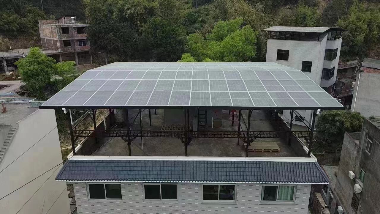 邓州15kw+10kwh自建别墅家庭光伏储能系统